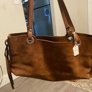 Brown Suede purse